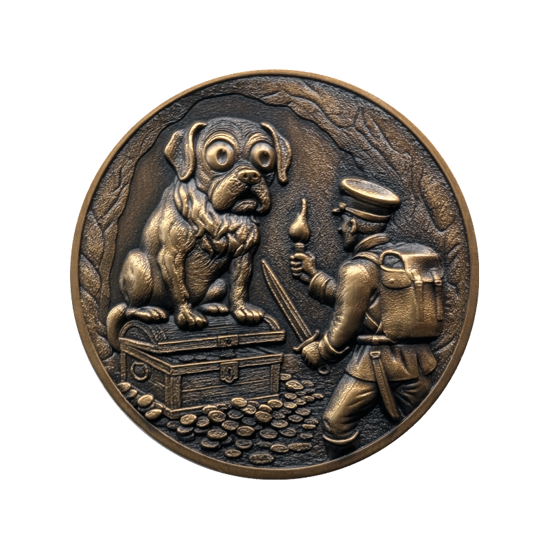 The Tinderbox (gold finish) - Hans Christian Andersen